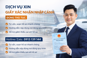 Dịch vụ xin giấy xác nhận nhập cảnh 
