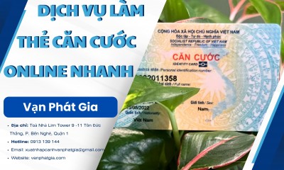 Làm Căn Cước Công Dân Online