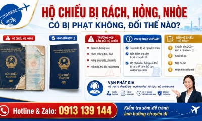 Hộ Chiếu Bị Rách, Ướt, Nhòe