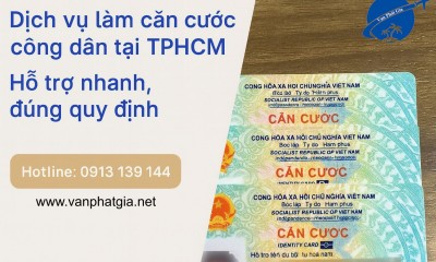 Dịch vụ làm căn cước công dân tại TPHCM 