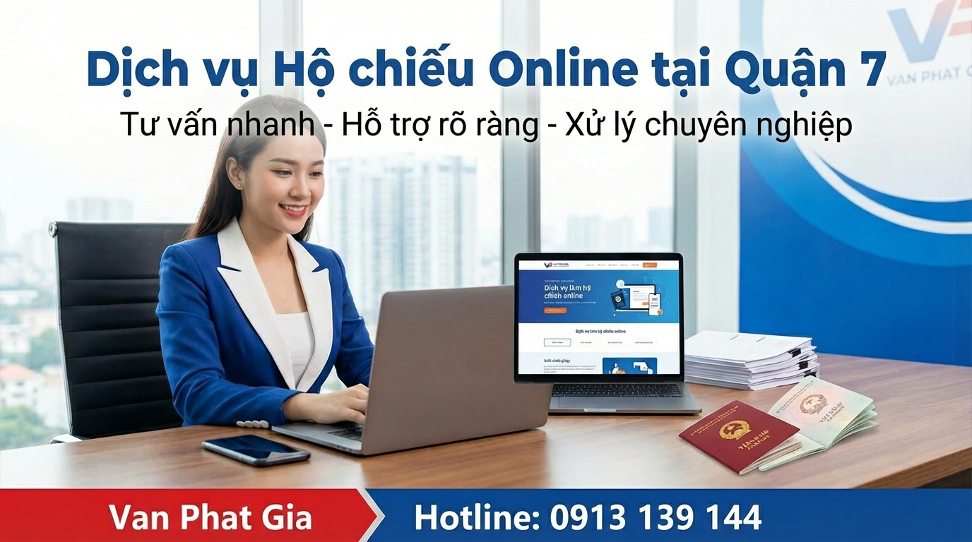 Làm Passport Online Quận 7 Nhanh