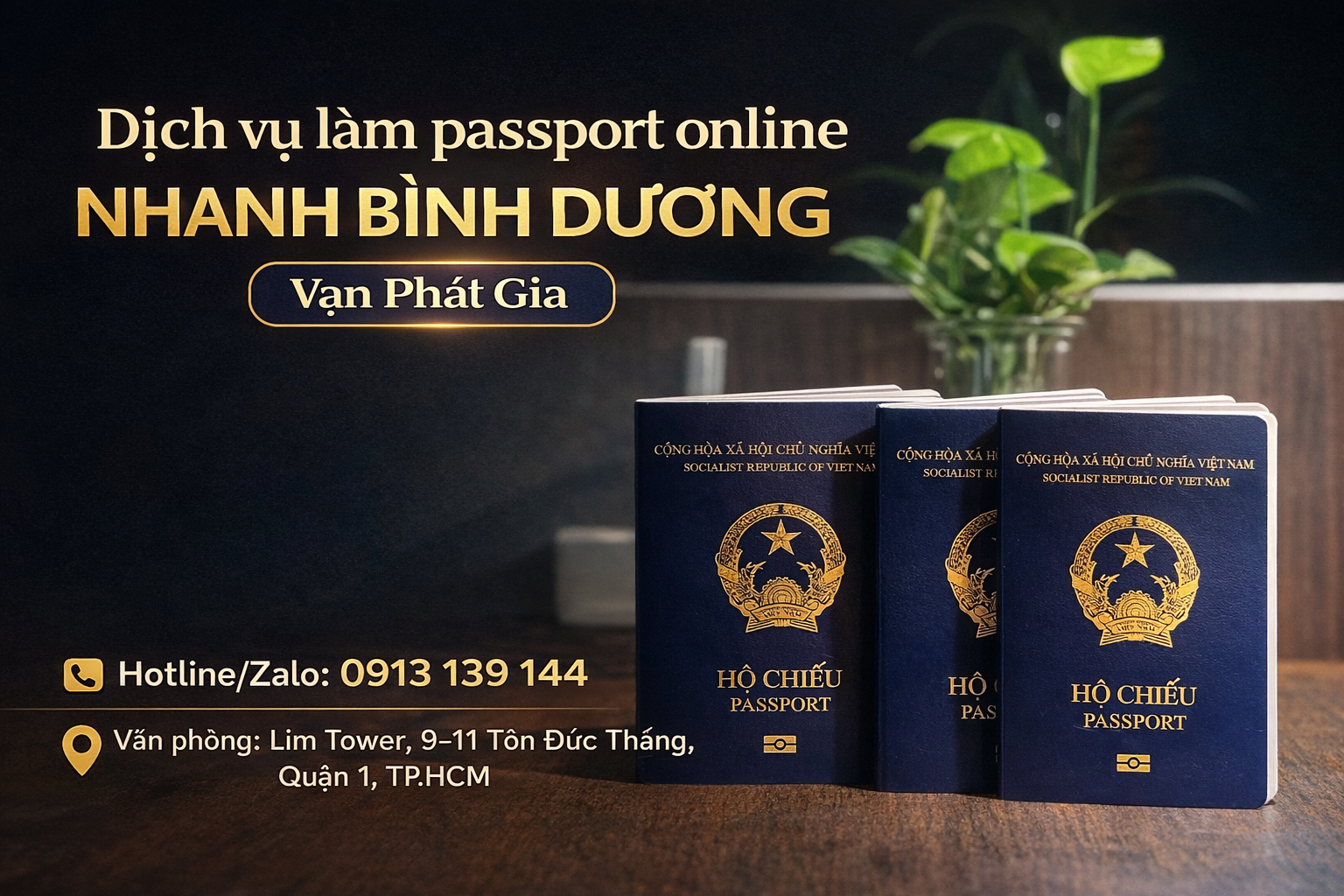 Dịch Vụ Làm Passport Online Nhanh Bình Dương