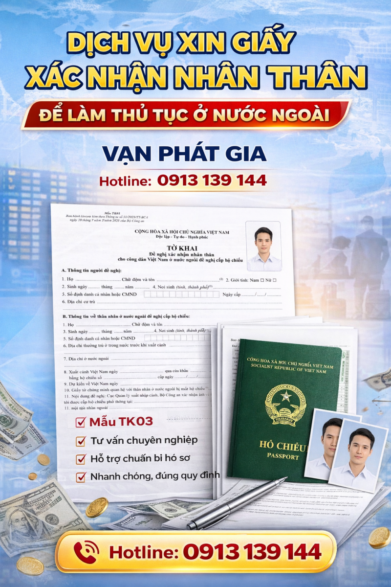 Dịch Vụ Xin Giấy Xác Nhận Nhân Thân