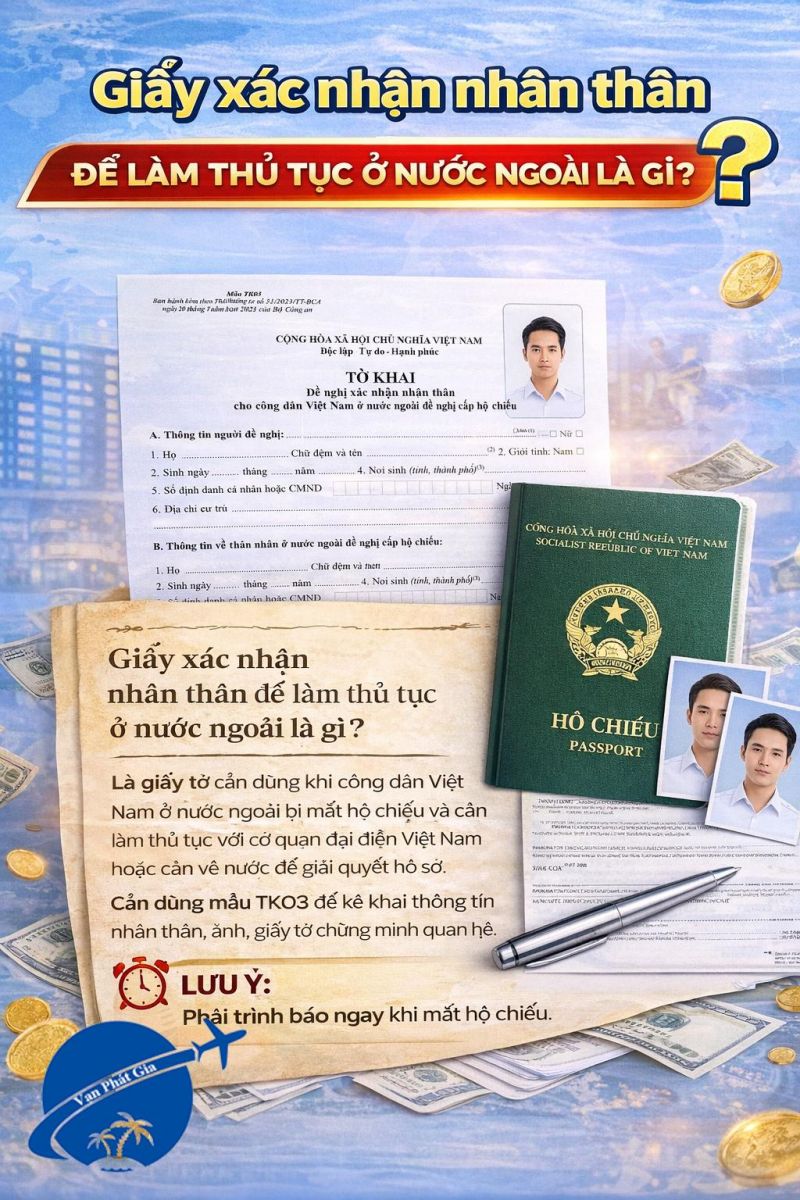 Giấy xác nhận nhân thân để làm thủ tục ở nước ngoài là gì