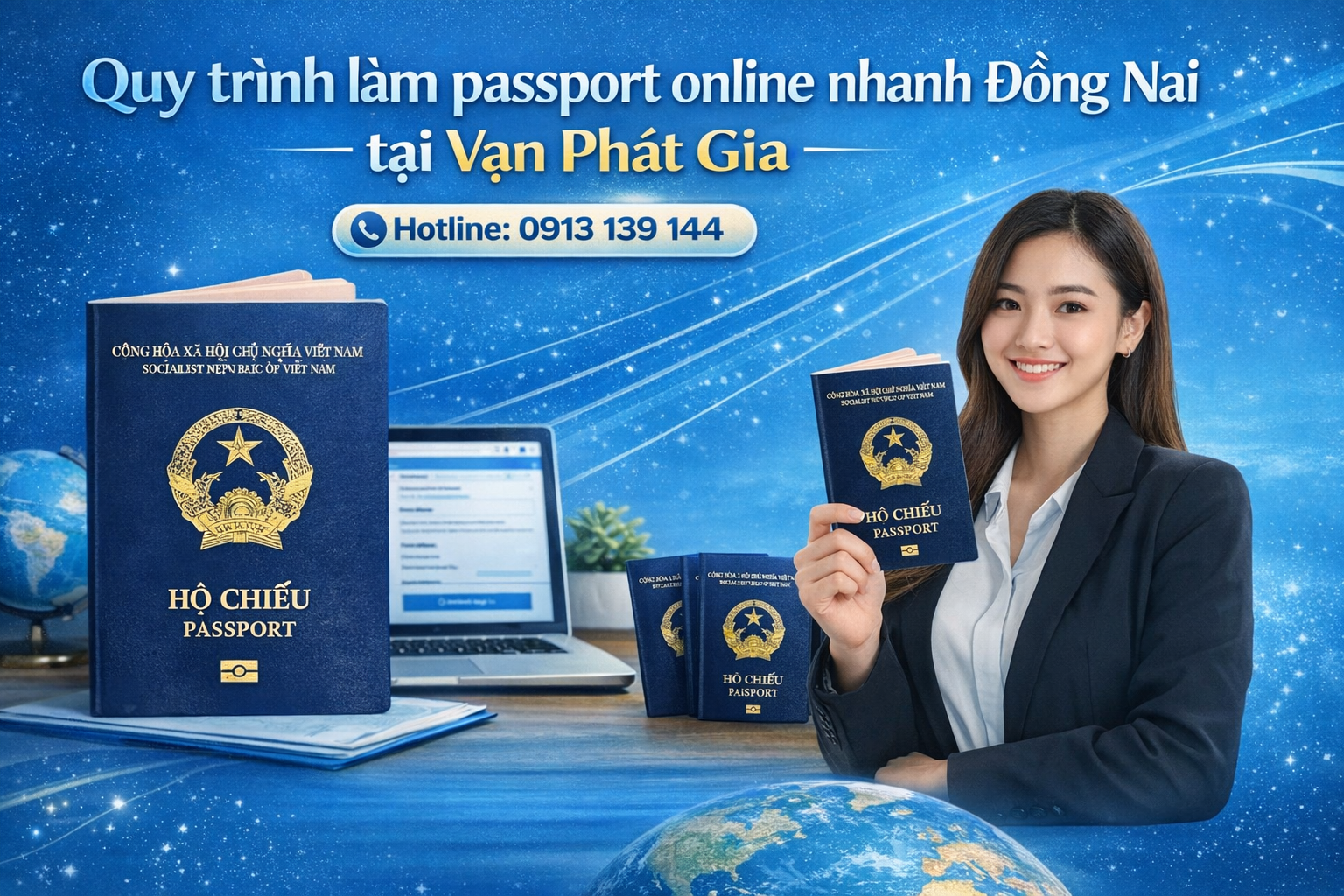 Quy trình làm passport online nhanh Đồng Nai tại Vạn Phát Gia