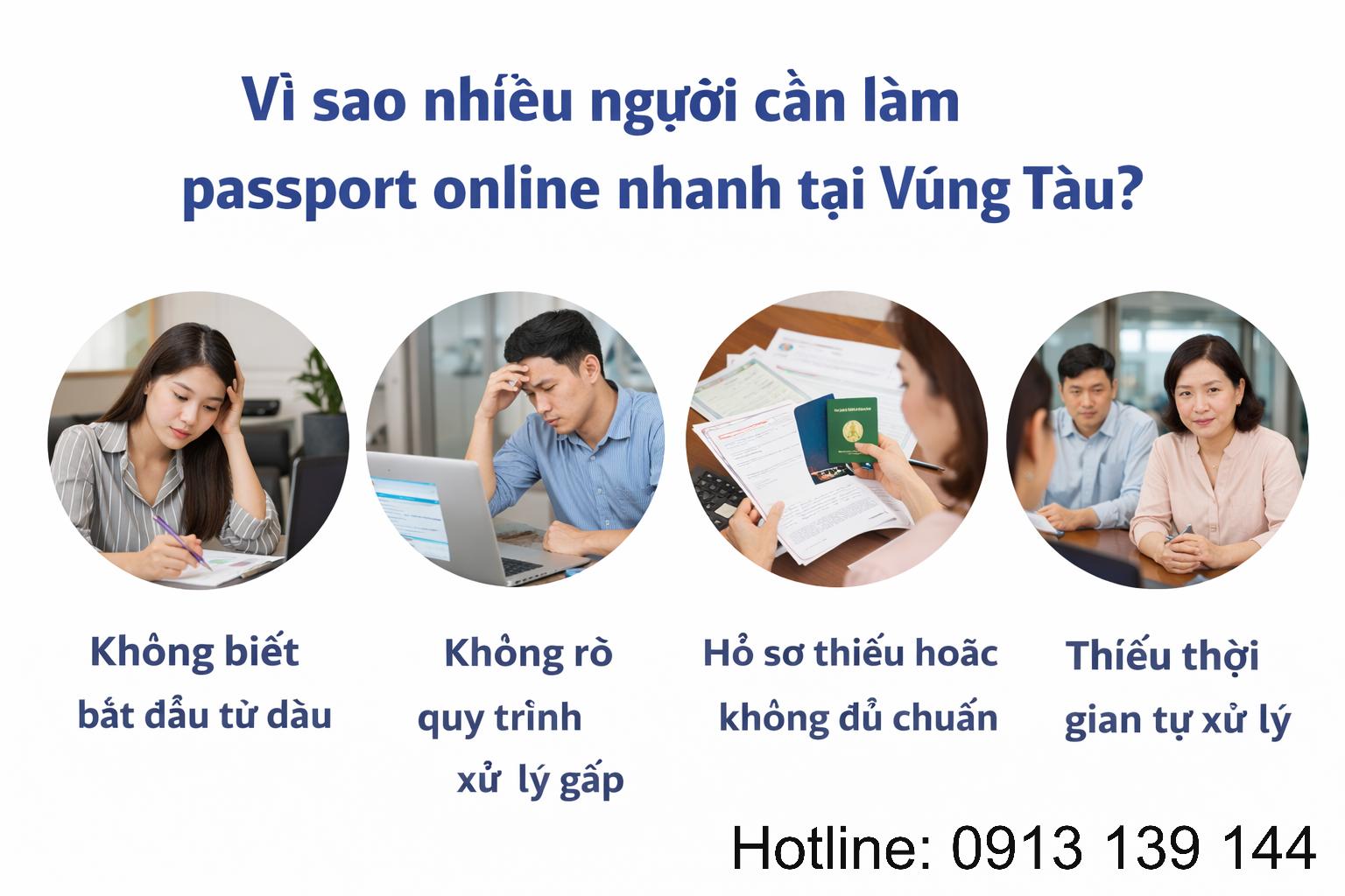 Vì sao nhiều người cần làm passport online nhanh tại Vũng Tàu?